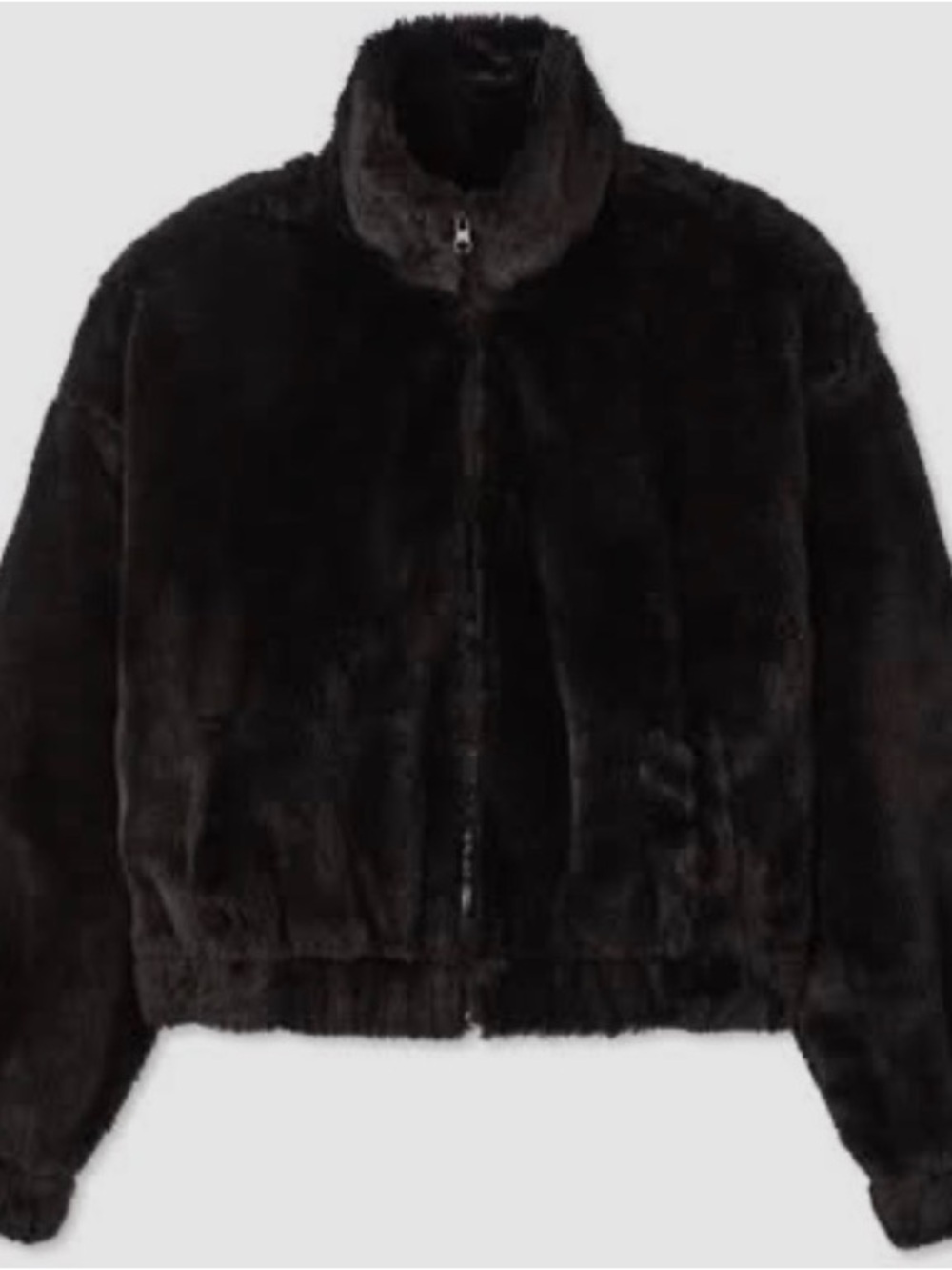 No Boundaries Faux Fur Bomber